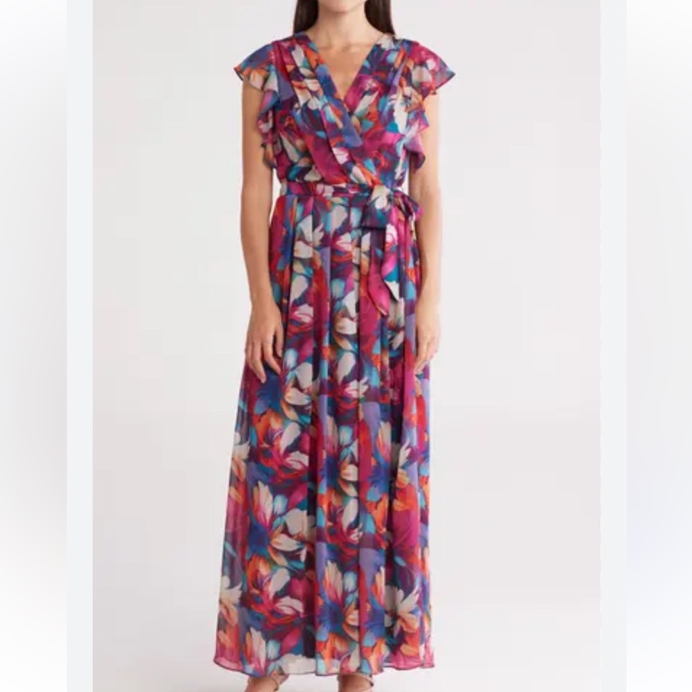 NWOT Donna Ricco Maxi Dress Sz 10